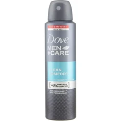 Dove Deodorante^ Men+Care Deodorante Clean Comfort Spray 150 Ml