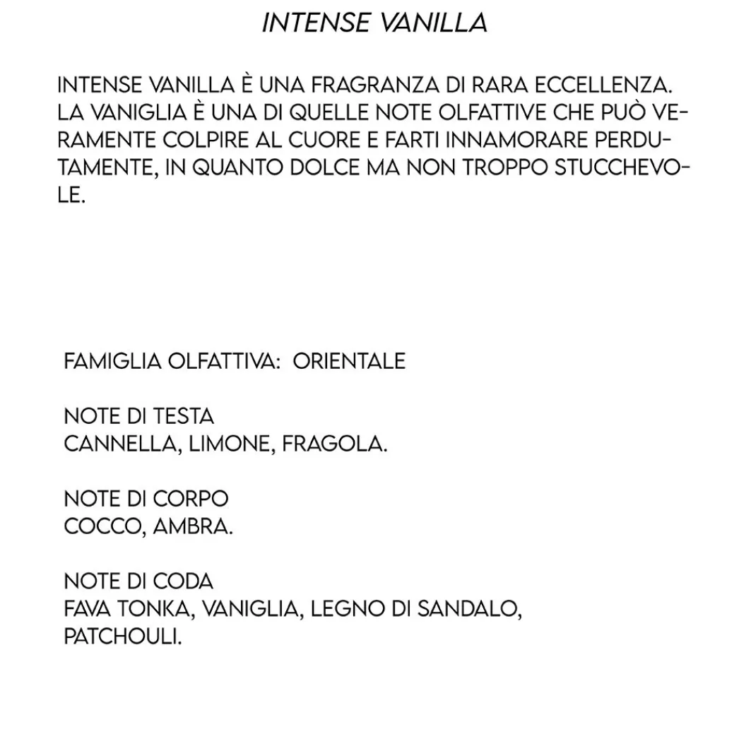 Federico Cantelli Fragranze Unisex^ Intense Vanilla