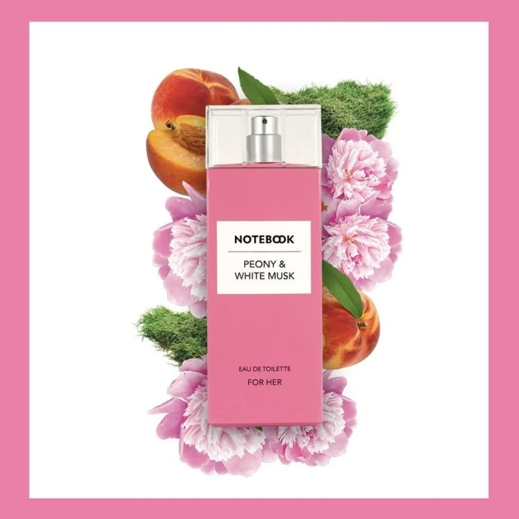 Fragrances: Eau De Toilette Peony & White Musk>Notebook Cheap